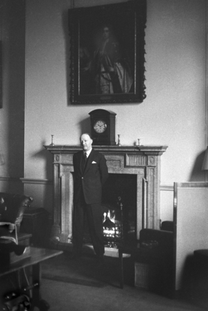 Rab Butler, January 1957 (b/w photo)