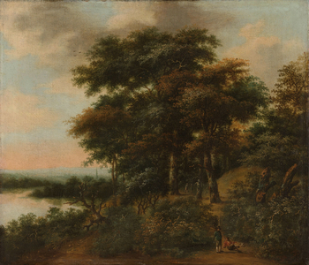 Wooded Landscape, 1640-1690 (oil on canvas)