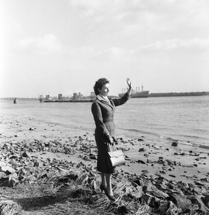 Young artist at the show of German TV lottery
