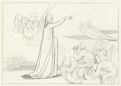 The Descent of Christ, Inferno, Canto 4 (engraving)