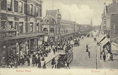 Brixton Road, London (b/w photo)