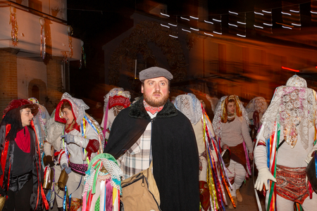 Carnival parade to celebrate the anniversary of Sant'Antonio Abate, Tricarico, 2019 (photo)