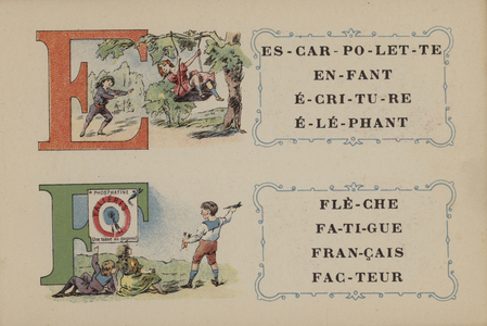Alphabet De La Phosphatine Falieres (colour litho)