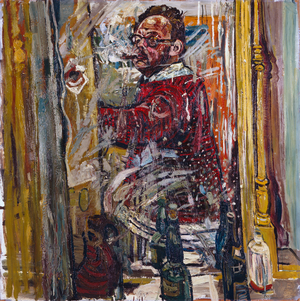Self Portrait in a Mirror, 1950-57 (oil on board)