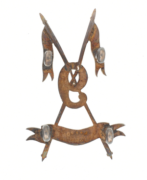 Helmet badge, 9th Hodsons Horse, 1903-1922 (silver)