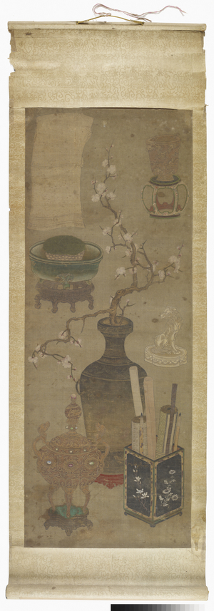 Antiquities (ink and colour on paper)