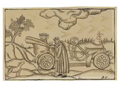Tourism in the Spanish Countryside (pencil, pen & ink on paper)
