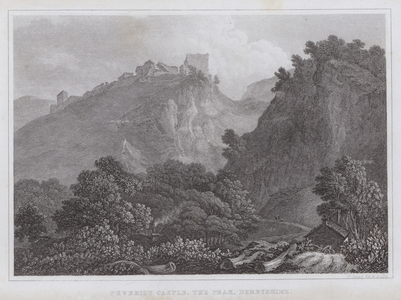 Peveril's Castle, the Peak, Derbyshire (engraving)