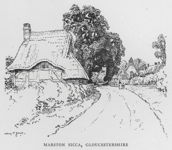 Marston Sicca, Gloucestershire (litho)