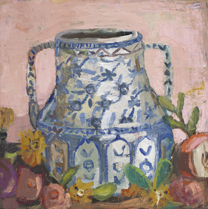 logos, 2024 (oil and cold wax on canvas)