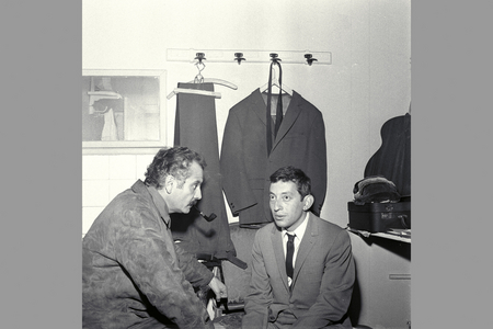 Georges Brassens and Serge Gainsbourg, 1963 (photo)