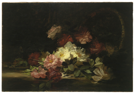 Floral Still Life (oil on canvas)
