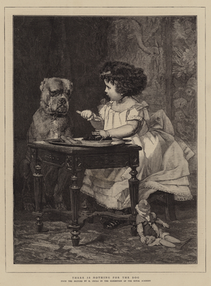 There is nothing for the Dog (engraving)