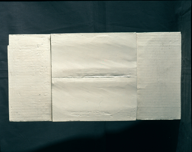 Cycladic Book, 1957 (plaster)