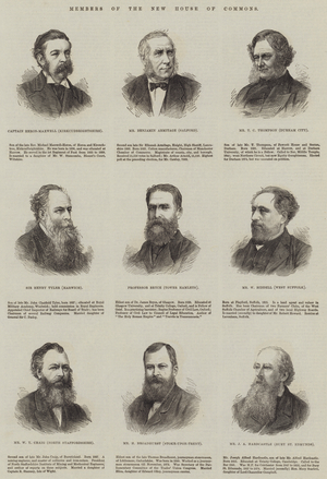 Members of the New House of Commons (engraving)