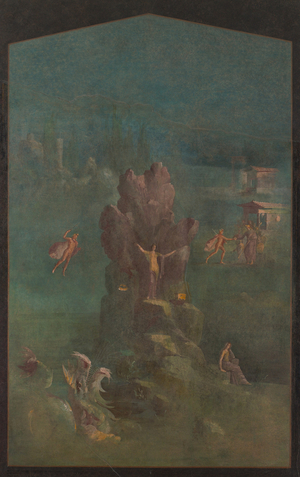 Perseus and Andromeda in landscape, from the imperial villa at Boscotrecase (fresco)

