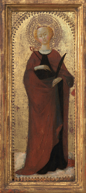 Saint Apollonia, c.1435 (tempera on poplar panel)