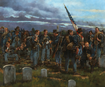 Shadow of the Iron Brigade, 2012 (oil on linen)