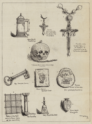 Mary Queen of Scots Exhibition (engraving)