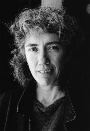 Elizabeth Murray, New York City, USA, 1986 (b/w photo)
