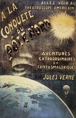 A la conquete du pole nord (The conquest Of The Pole), by G. Melies,  1912 (poster)