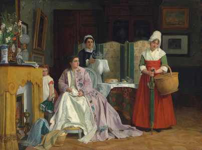The New Servant, 1869 (oil on panel)