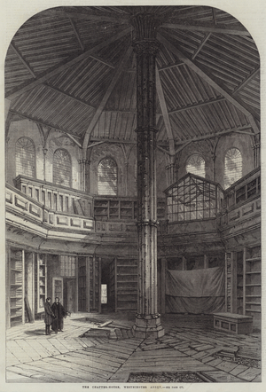 The Chapter-House, Westminster Abbey (engraving)