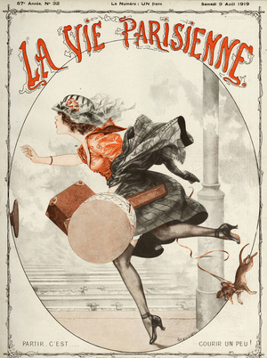 La Vie Parisienne Magazine Cover, France, 1910s (print)