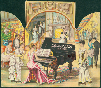 E. Gabler & Bro., New York [pianos] (litho)
