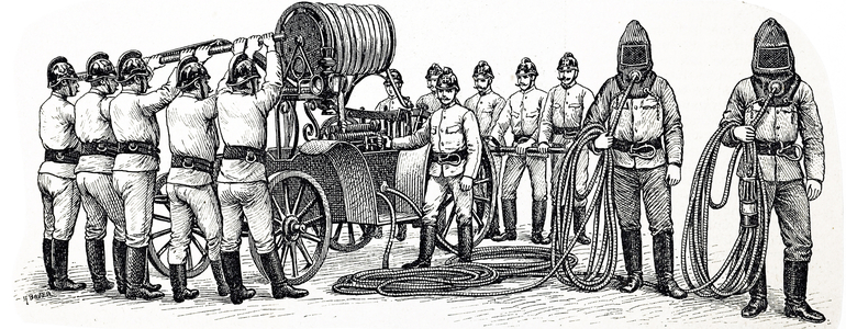 Breathing apparatus used by the Vienna Fire Brigade