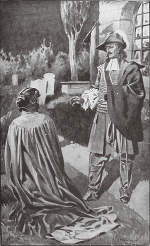 Illustration for The Man in the Iron Mask by Alexandre Dumas (litho)