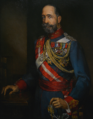 General Felipe Navarro y Ceballos-Escalera, 1945 (oil on canvas)