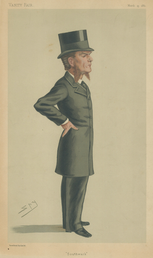 Mr Edward George Clarke (colour litho)