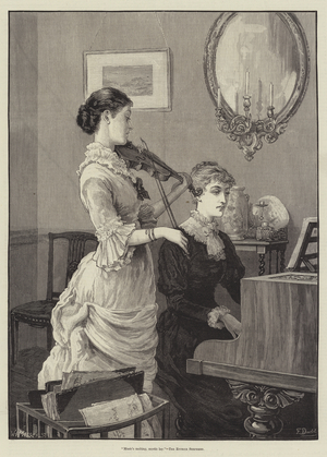"Music's melting, mystic lay", the Ettrick Shepherd (engraving)