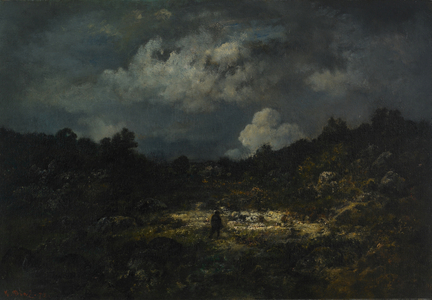 The Impending Storm, 1872 (oil on canvas) 