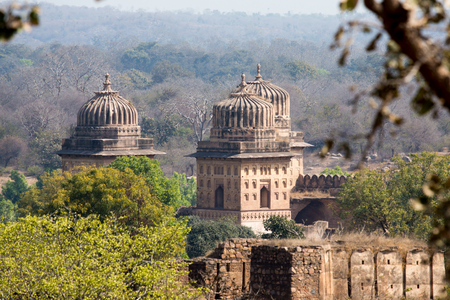 Chattri Royal cenotaph Orccha, Madhya Pradesh, India, February 2018 (photo)