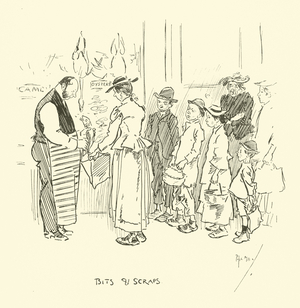 Illustration for Phil May's Gutter-Snipes (lithograph)