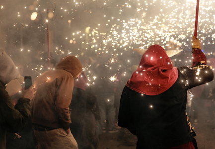 St Eulalia Fire Run, Barcelona, 2024 (photo)