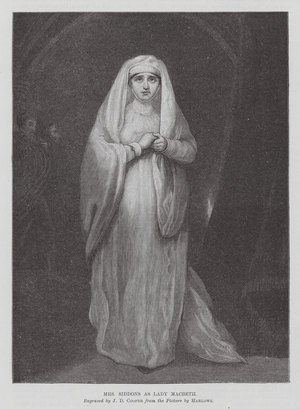 Mrs Siddons as Lady Macbeth (engraving)