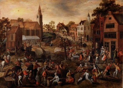 Feast of Saint George (oil on panel)