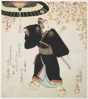 (Actor Ichikawa Danju_ro_ VII as Sukeroku), early 19th-mid 19th century