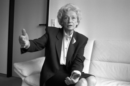 Annemarie Renger (Germany SPD) during an interview in Bonn..., 1993 (photo)