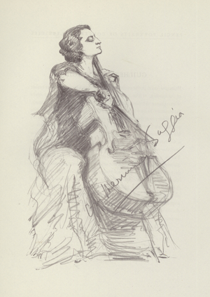 Guilhermina Suggia (litho)