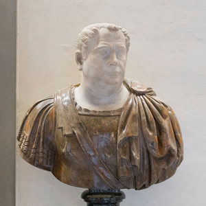 Bust of Vitellius, 16th century, (marble)