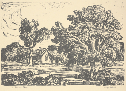 A Kansas Farm (litho)