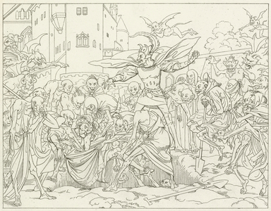 Illustration for Goethe's Faust (engraving)