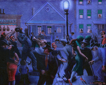 Gettin' Religion, 1948 (oil on canvas)
