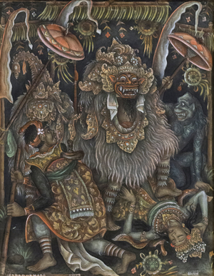 Calonarang (tempera on canvas)