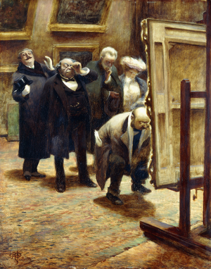 The Masterpiece,  (oil on panel)