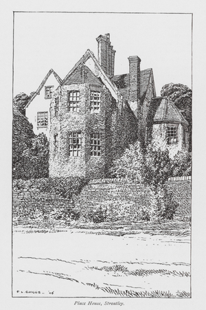 Place House, Streatley (litho)